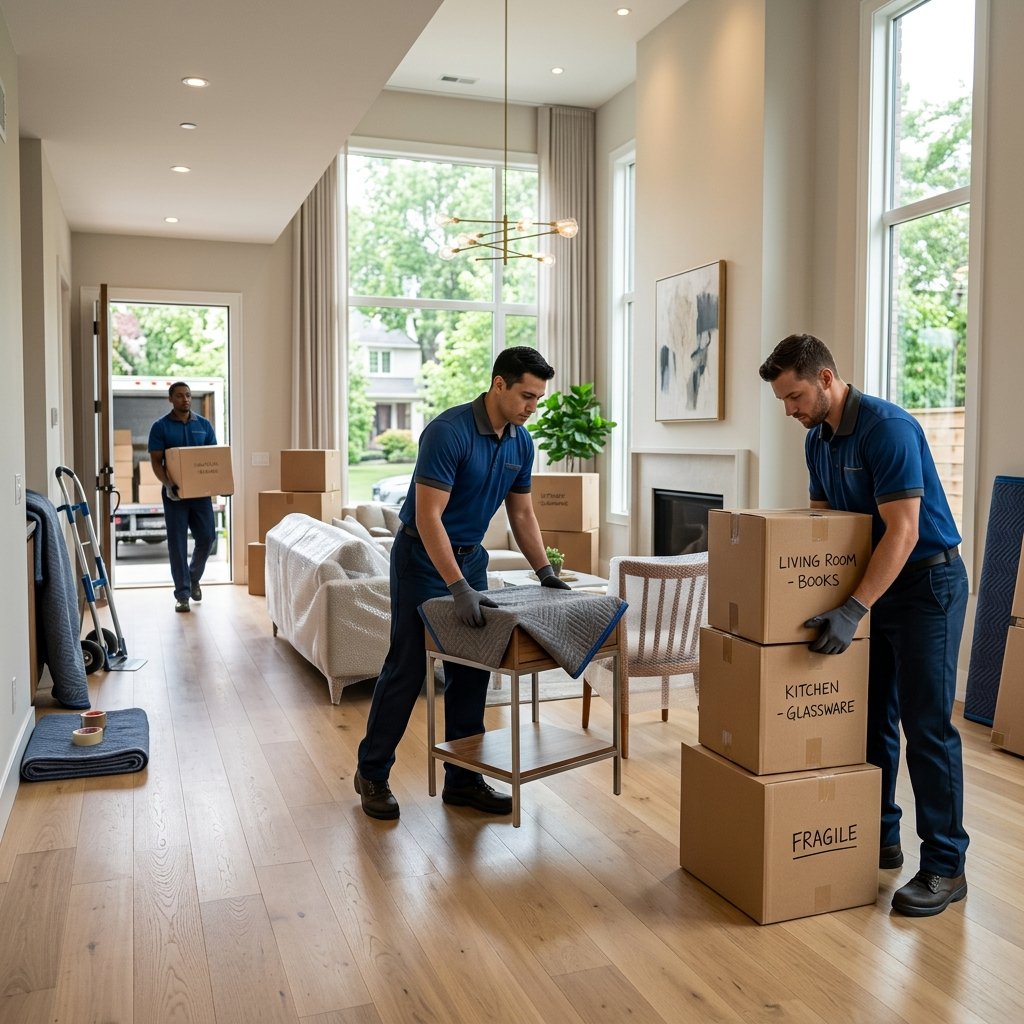 Residential property representing household relocation